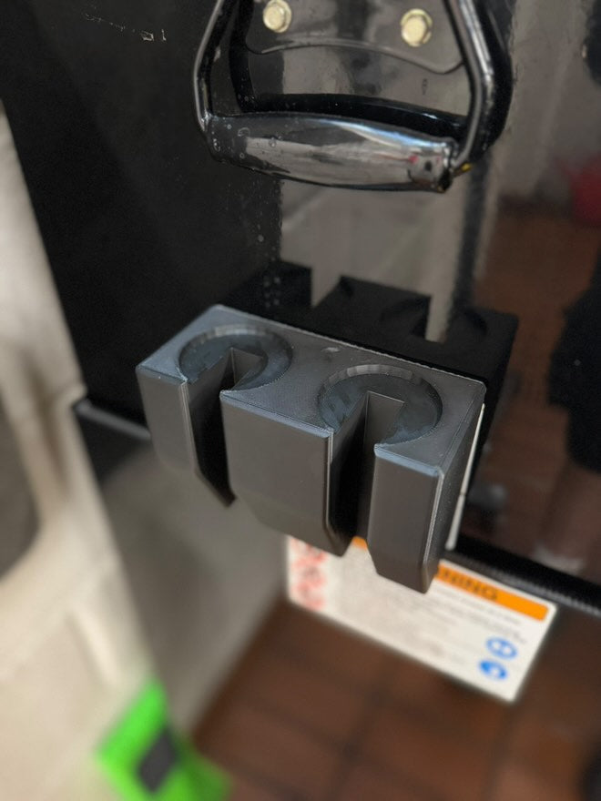 2 Slot Large Snap On Pry Bar Holder - Magnetic