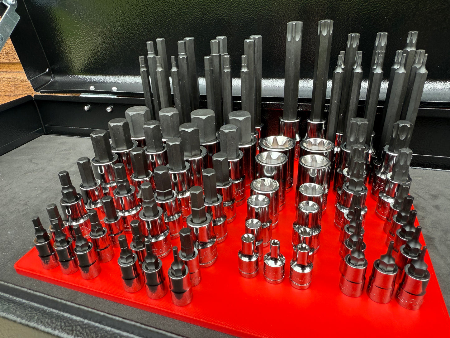 Blue Point (Snap On) 87 Piece Torx and Hex Bit Socket Set Tray