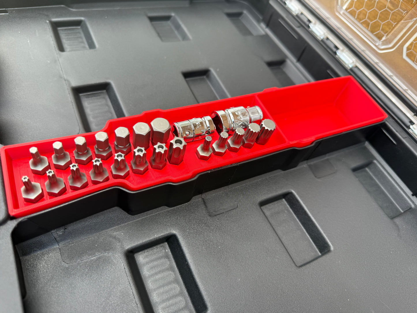 Halfords Advanced Hex Bit Centre Insert - Fits Slim Packout Organiser