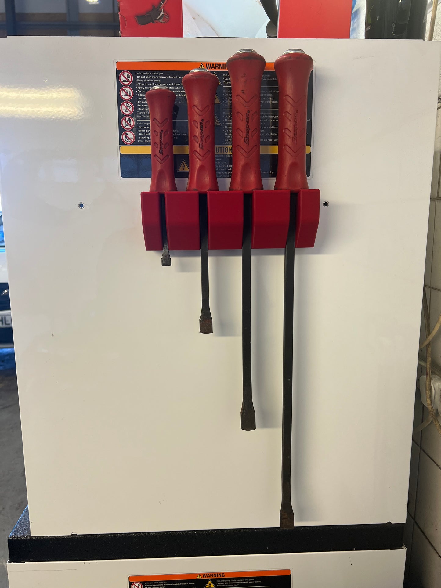 Magnetic Snap On Pry Bar Holder (Holds 4)