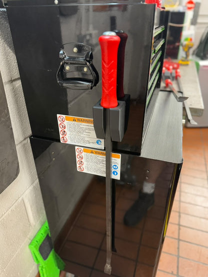1 Slot Large Snap On Pry Bar Holder - Magnetic