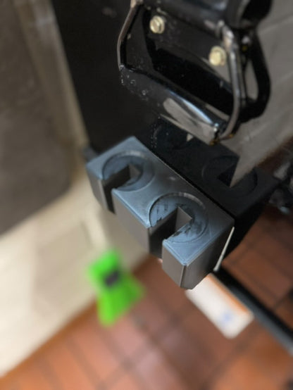2 Slot Large Snap On Pry Bar Holder - Magnetic