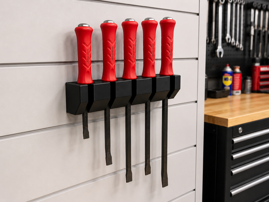 Magnetic Snap On Pry Bar Holder (Holds 5)