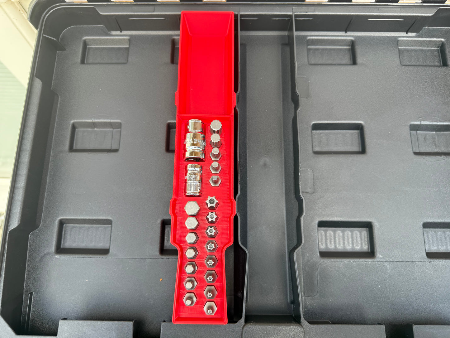 Halfords Advanced Hex Bit Centre Insert - Fits Slim Packout Organiser