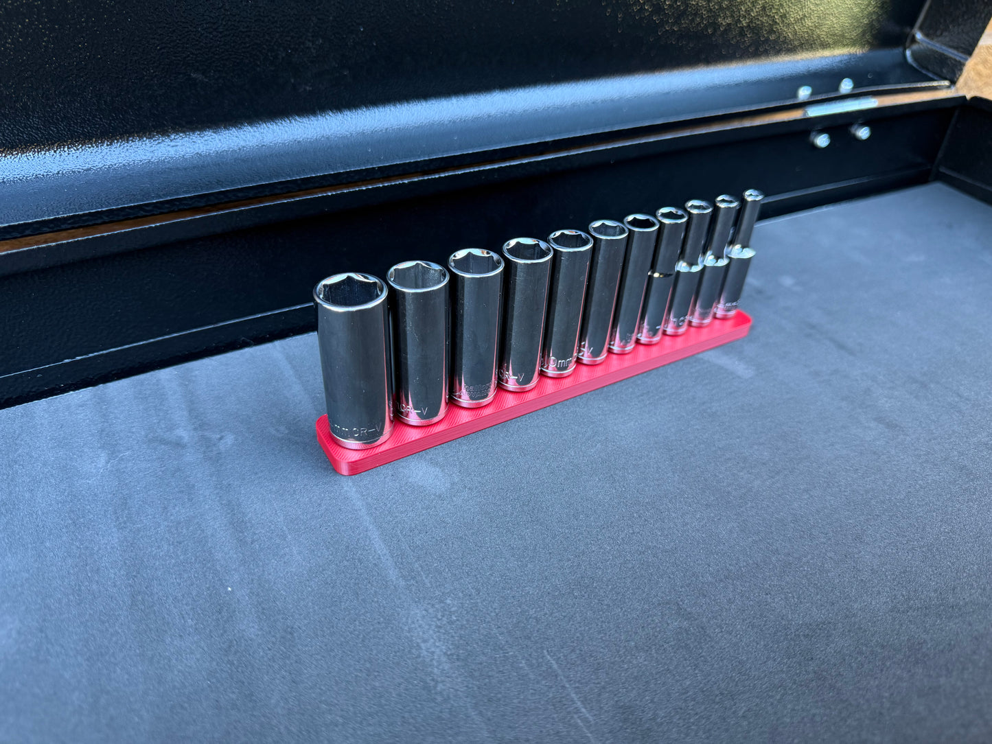 Halfords Advanced 1/4" Deep Socket Holder (Holds 11)