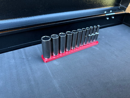 Halfords Advanced 1/4" Deep Socket Holder (Holds 11)