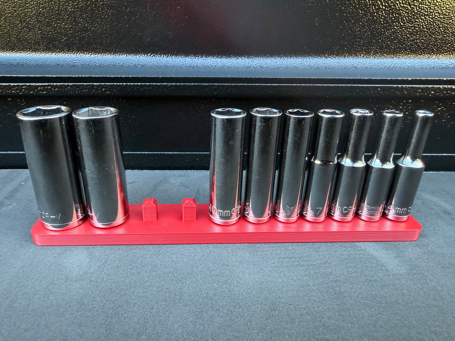 Halfords Advanced 1/4" Deep Socket Holder (Holds 11)