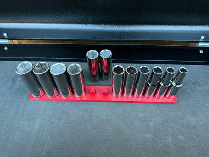 Halfords Advanced 3/8" Deep Socket Holder (Holds 12)