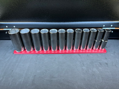 Halfords Advanced 1/2" Deep Socket Holder (Holds 12)