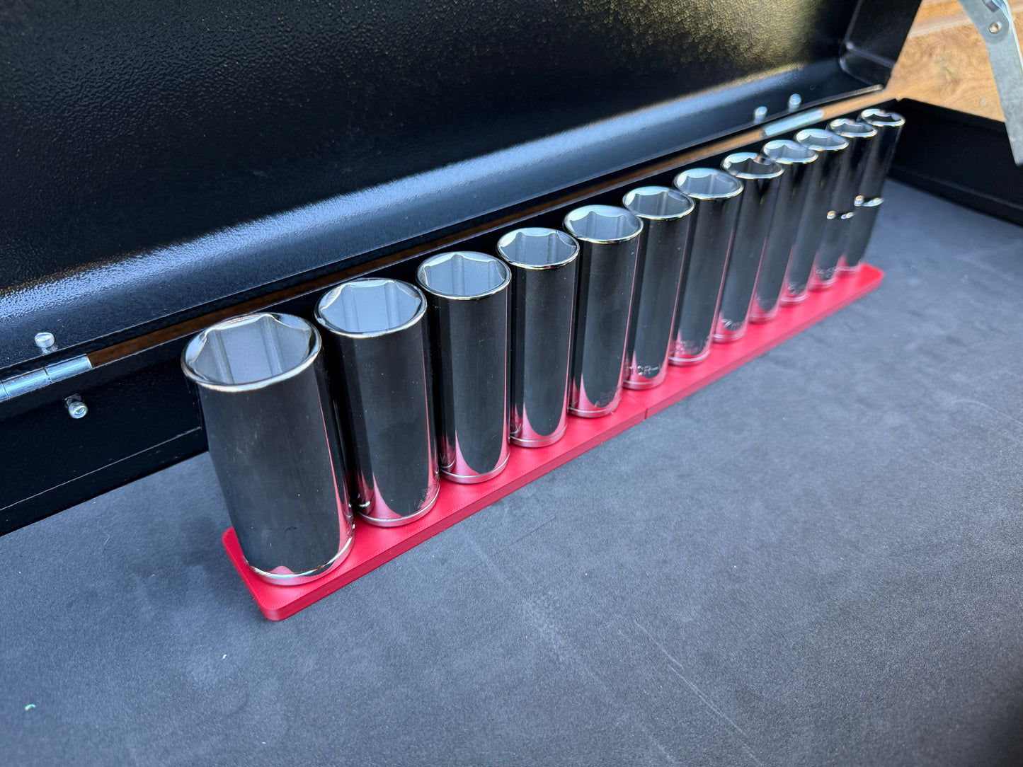 Halfords Advanced 1/2" Deep Socket Holder (Holds 12)