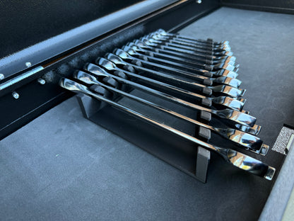 Halfords Advanced Spanner Rack - Angled 14 Slots 6mm-19mm