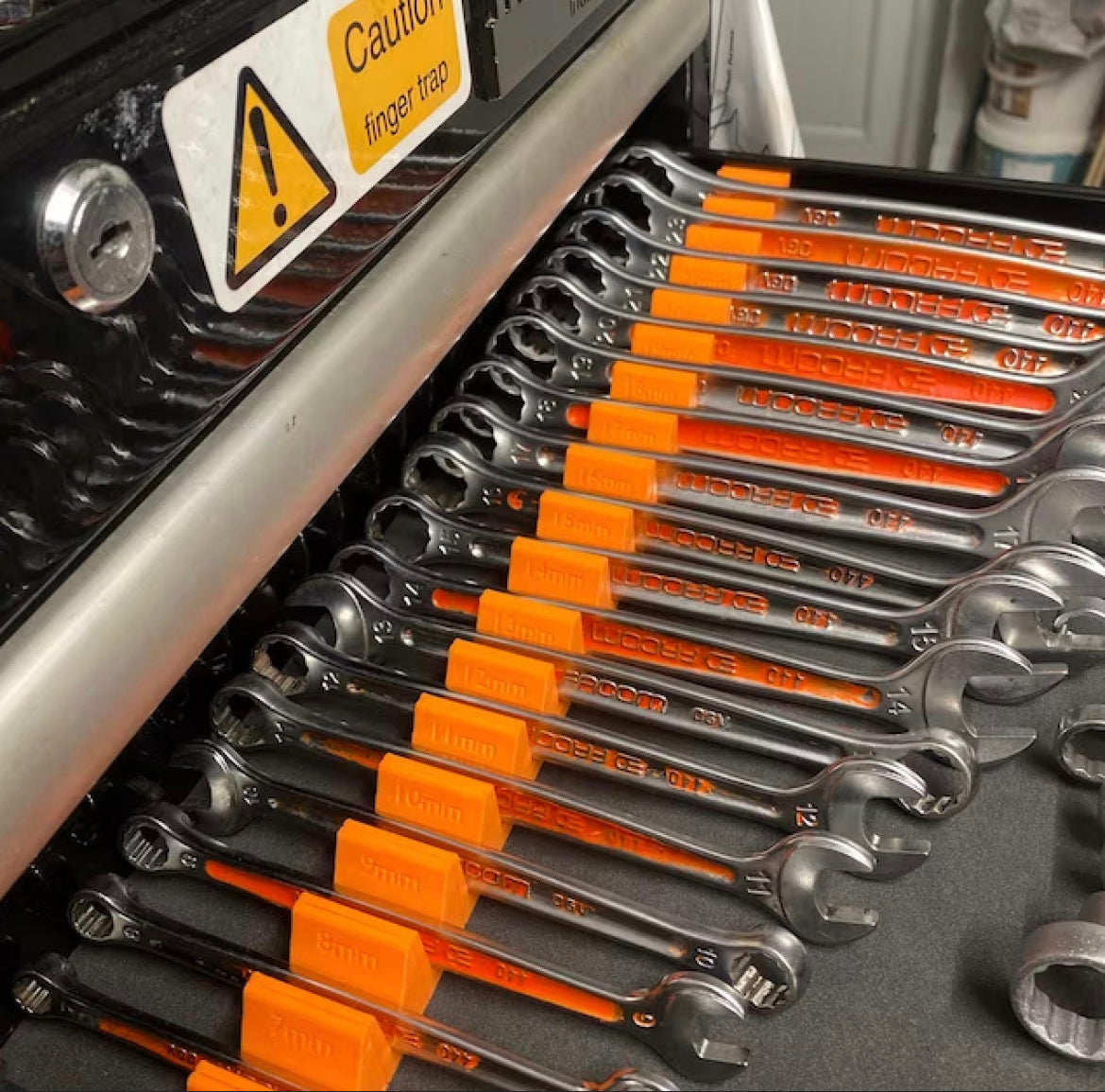 Modular Magnetic Spanner Organiser
