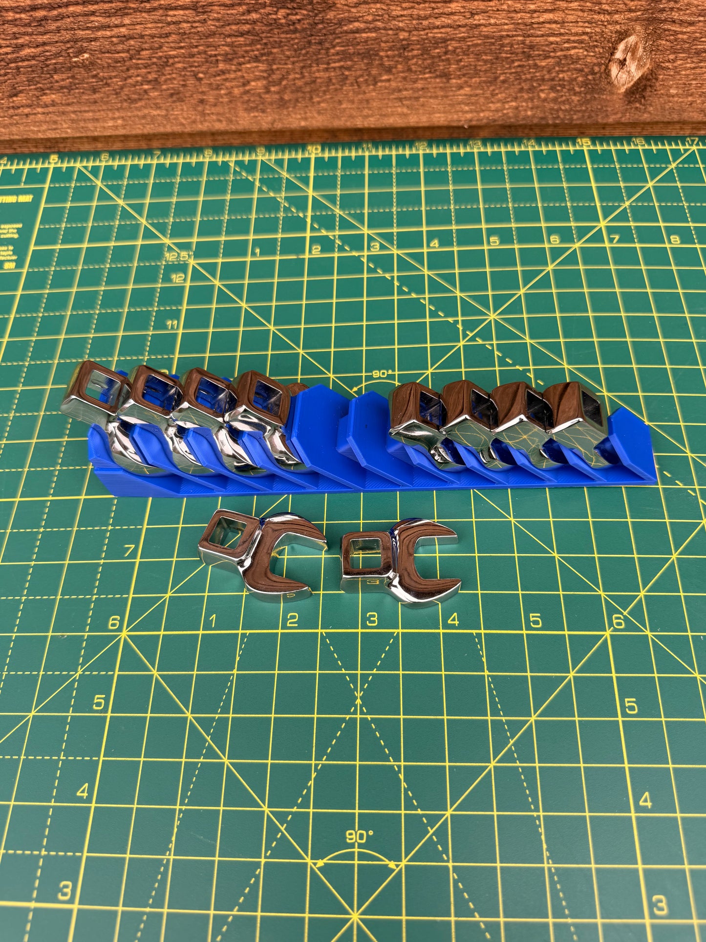 Halford's Advanced 3/8" Crow Foot Holder (Holds 10)