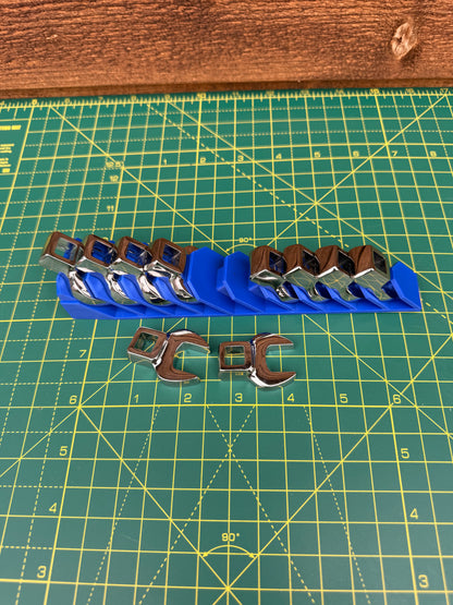 Halford's Advanced 3/8" Crow Foot Holder (Holds 10)