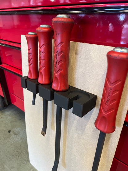 Snap On Pry Bar Holder - Wall Mounted (Holds 4)