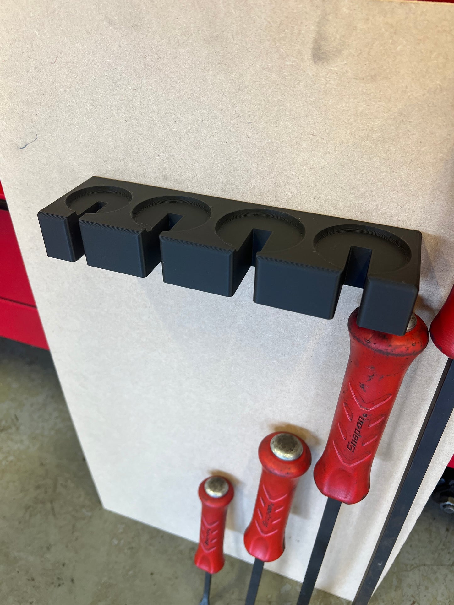 Snap On Pry Bar Holder - Wall Mounted (Holds 4)