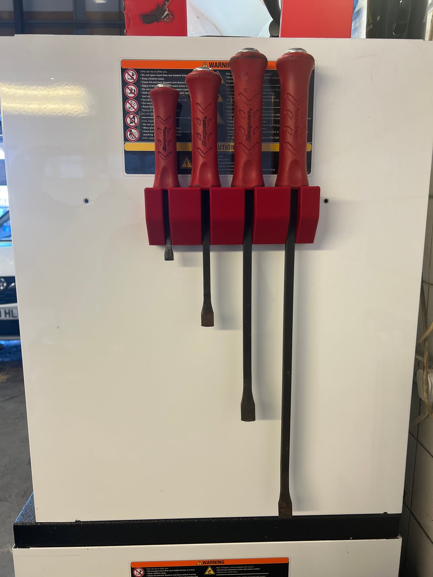 Magnetic Snap On Pry Bar Holder (Holds 4)