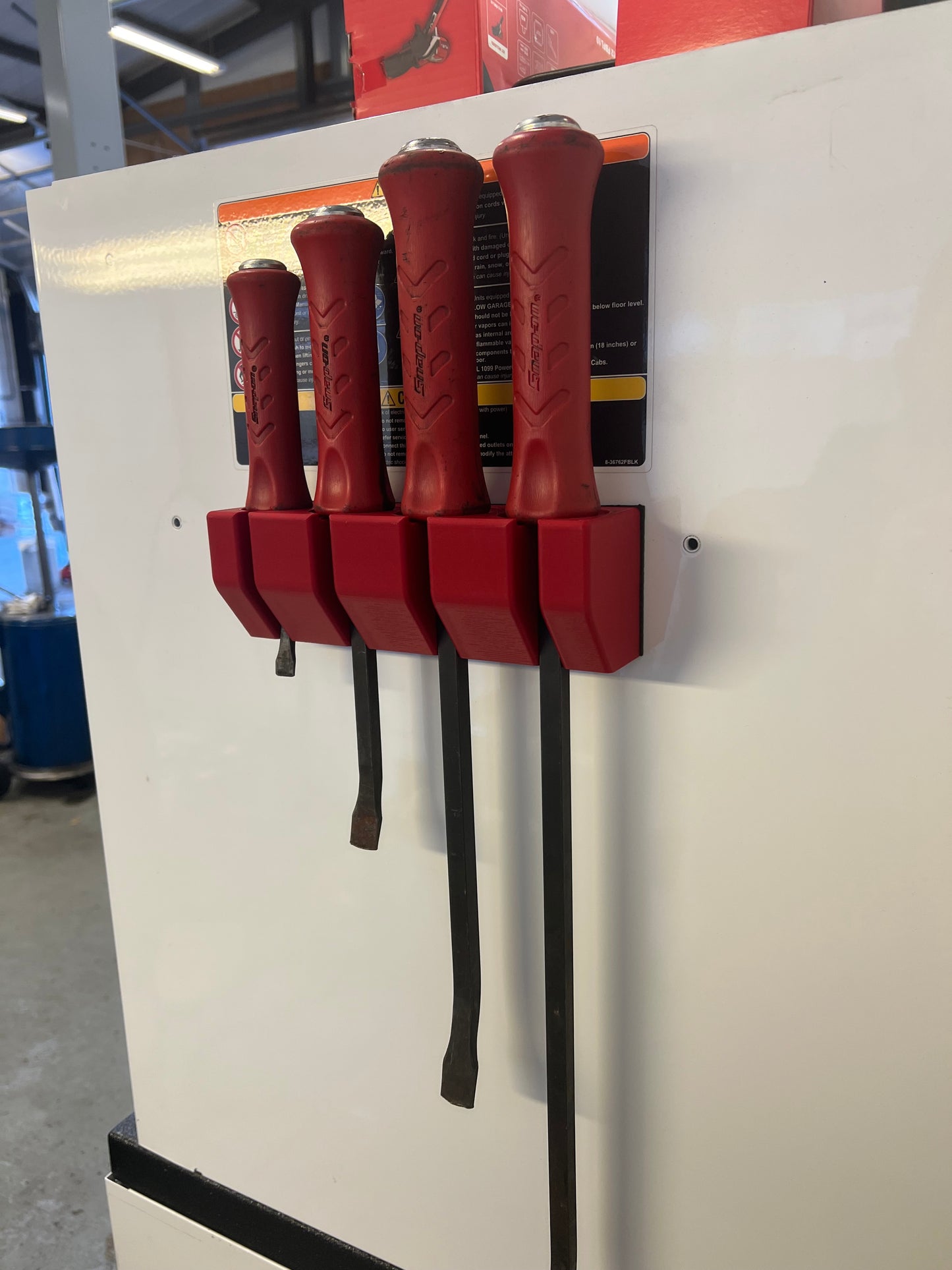 Magnetic Snap On Pry Bar Holder (Holds 4)