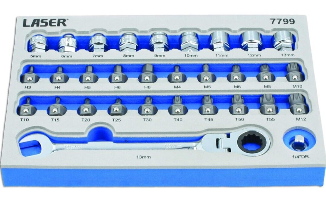 Laser Tools 13mm Bit Holder -  30 Slots