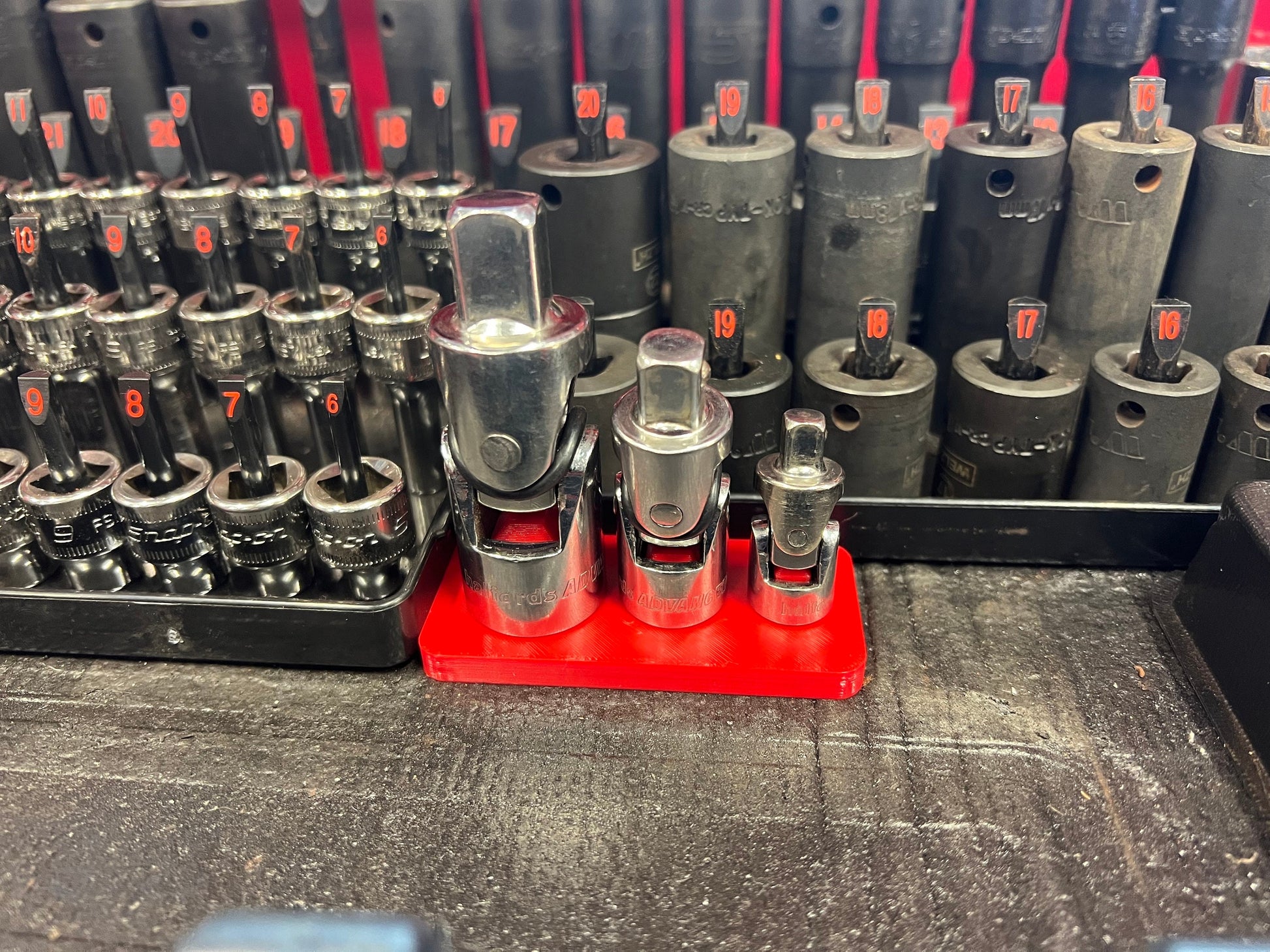 Chrome Socket Racks 3/8