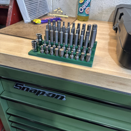 Halfords Advanced 10mm Hex Bit Set Holder (from 200pc Set)